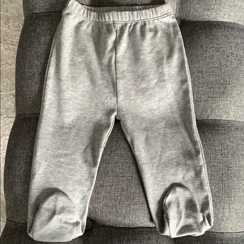Baby unisex footie sweatpants